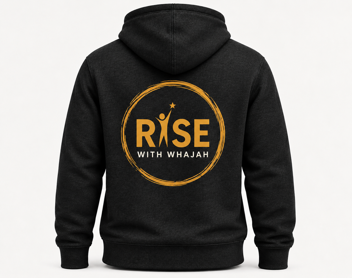 Heal • Grow • Rise Hoodie – Motivational Graphic Hoodie, Unisex Charcoal
