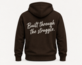 Rise With Purpose Hoodie – Motivational Graphic Hoodie, Unisex Dark Brown