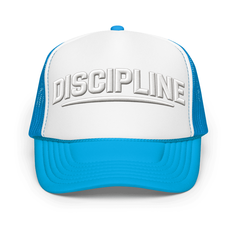 Discipline Cap - Motivational Mindset Trucker Cap, Adjustable