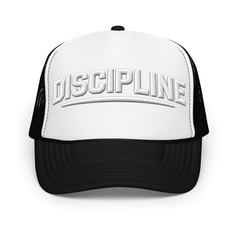 Discipline Cap - Motivational Mindset Trucker Cap, Adjustable