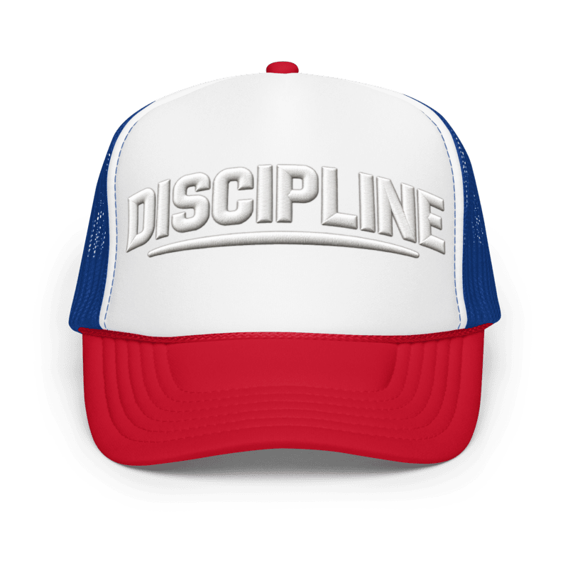 Discipline Cap - Motivational Mindset Trucker Cap, Adjustable