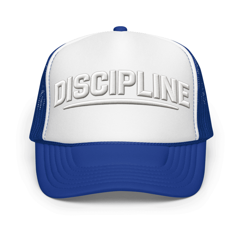 Discipline Cap - Motivational Mindset Trucker Cap, Adjustable