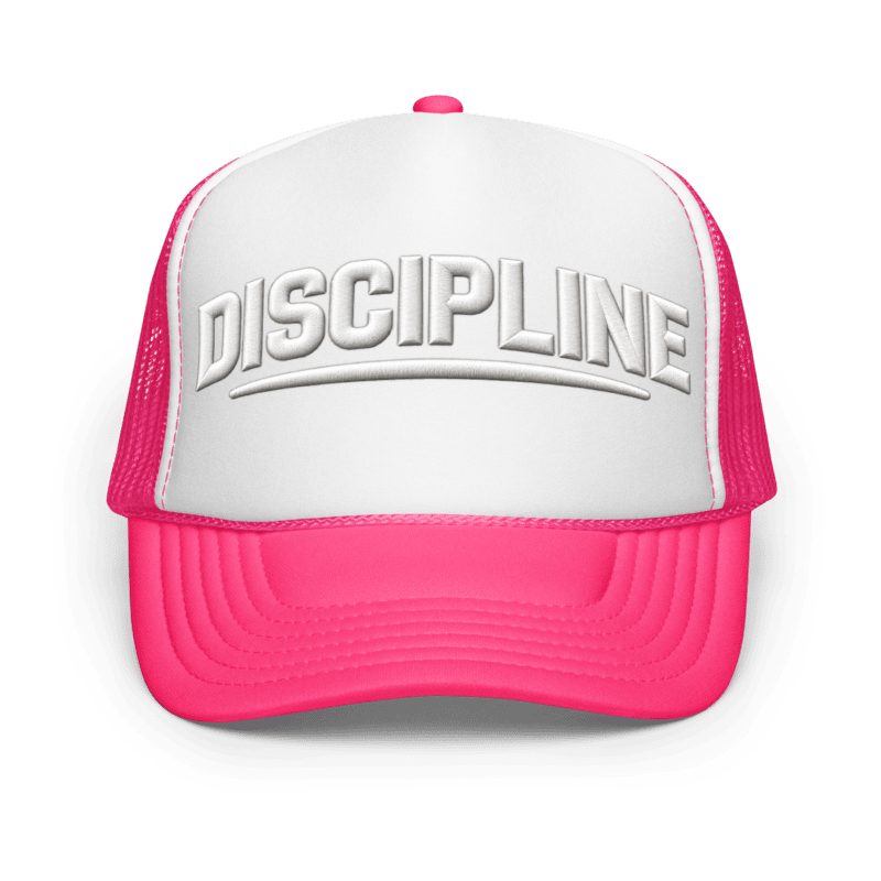 Discipline Cap - Motivational Mindset Trucker Cap, Adjustable