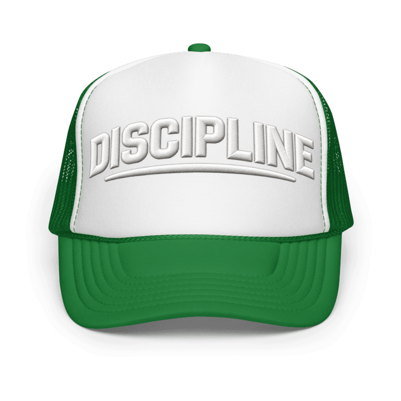 Discipline Cap - Motivational Mindset Trucker Cap, Adjustable