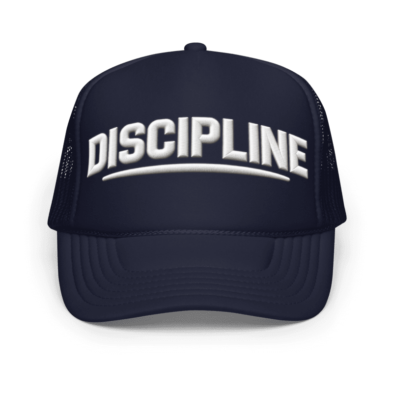 Discipline Cap - Motivational Mindset Trucker Cap, Adjustable