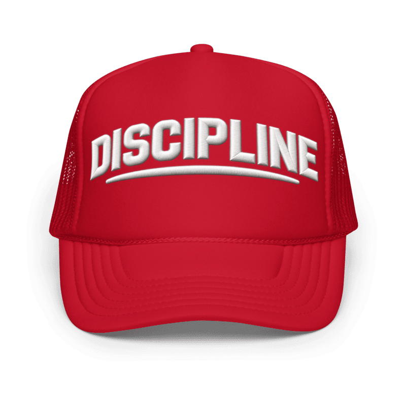 Discipline Cap - Motivational Mindset Trucker Cap, Adjustable