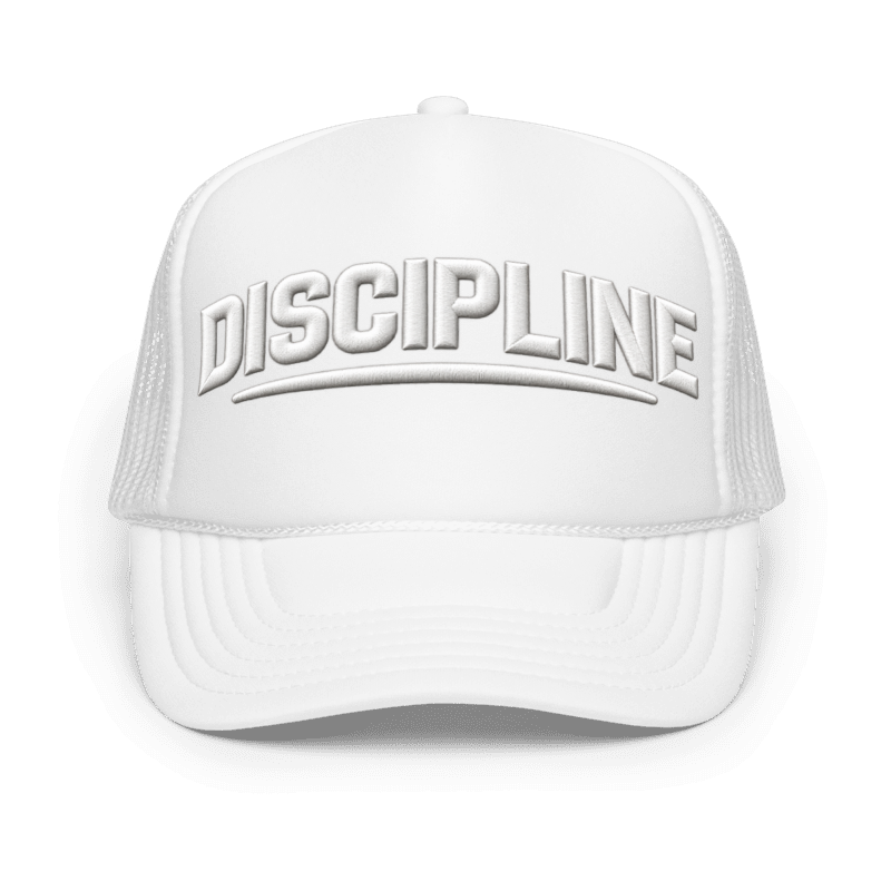 Discipline Cap - Motivational Mindset Trucker Cap, Adjustable