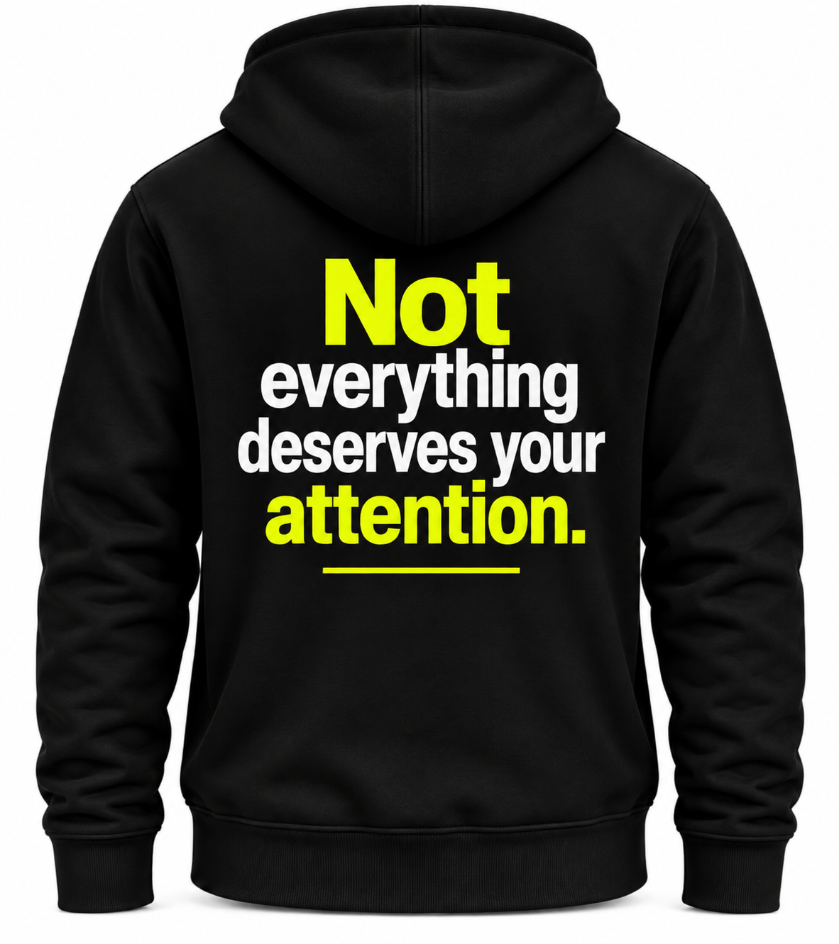 Focus Hoodie – Motivational Mindset Graphic Hoodie, Unisex