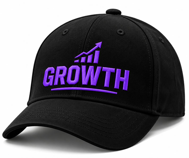 Growth Cap – Motivational Mindset Baseball Cap, Adjustable