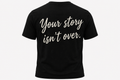 Keep Rising Tee – Inspirational Graphic T-Shirt, Unisex Black
