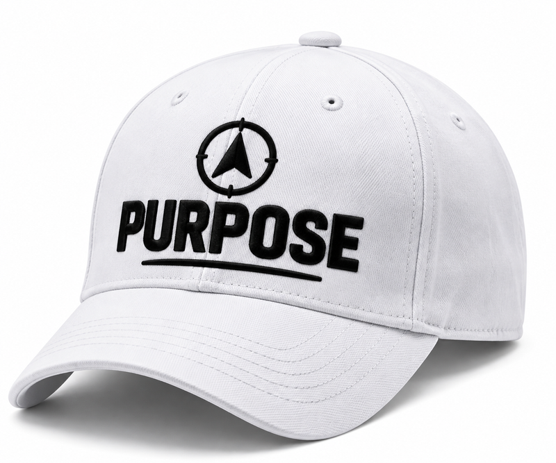 Purpose Cap – Motivational Mindset Baseball Cap, Adjustable