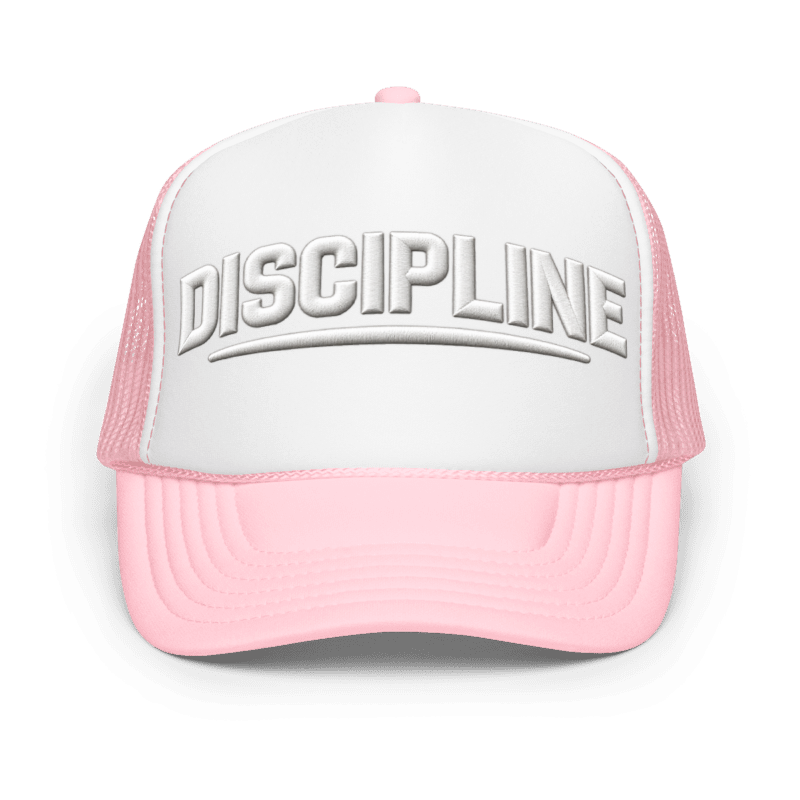 Discipline Cap - Motivational Mindset Trucker Cap, Adjustable