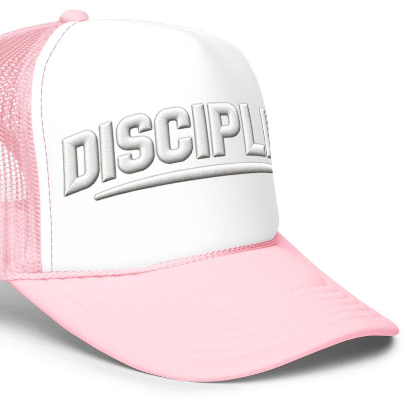 Discipline Cap - Motivational Mindset Trucker Cap, Adjustable
