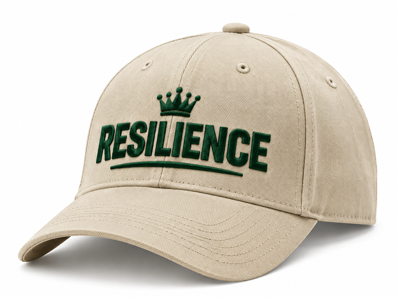 Resilience Cap – Motivational Mindset Baseball Cap, Adjustable