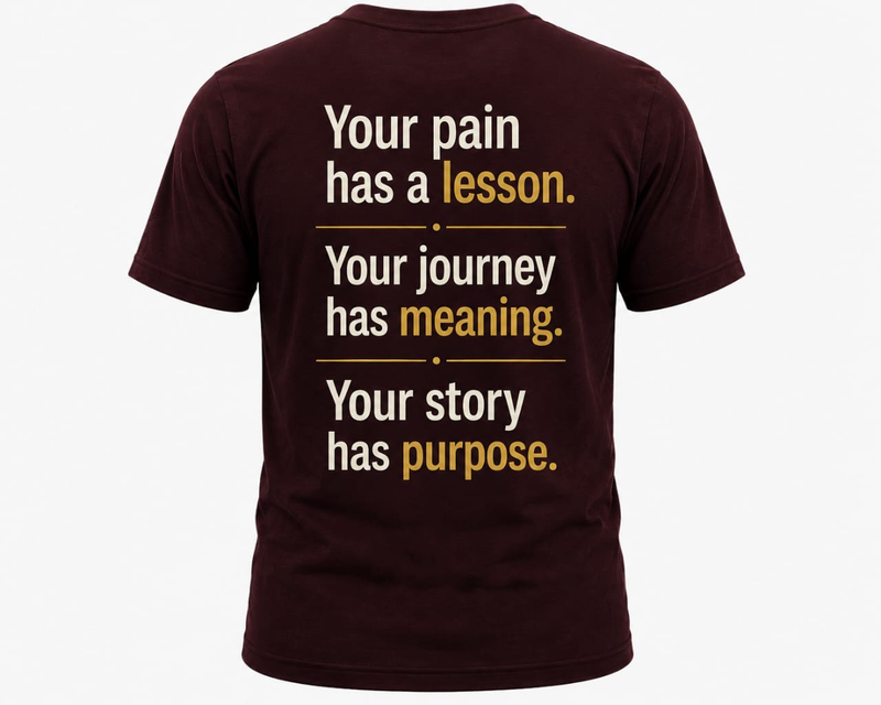 Rise With Purpose Tee – Motivational Graphic T-Shirt, Unisex Dark Brown