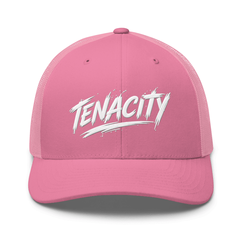 Tenacity Cap – Motivational Mindset Trucker Cap, Adjustable