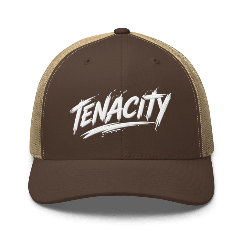 Tenacity Cap – Motivational Mindset Trucker Cap, Adjustable