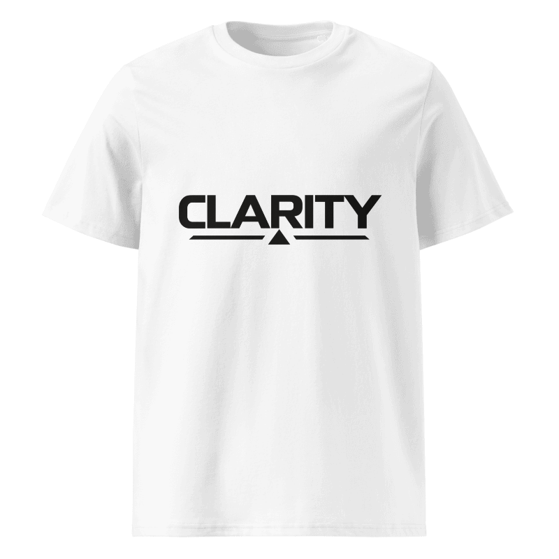 Clarity Tee – Inspirational Graphic T-Shirt, Unisex White