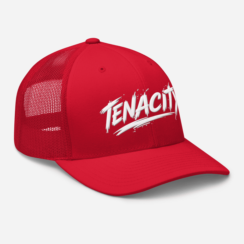 Tenacity Cap – Motivational Mindset Trucker Cap, Adjustable