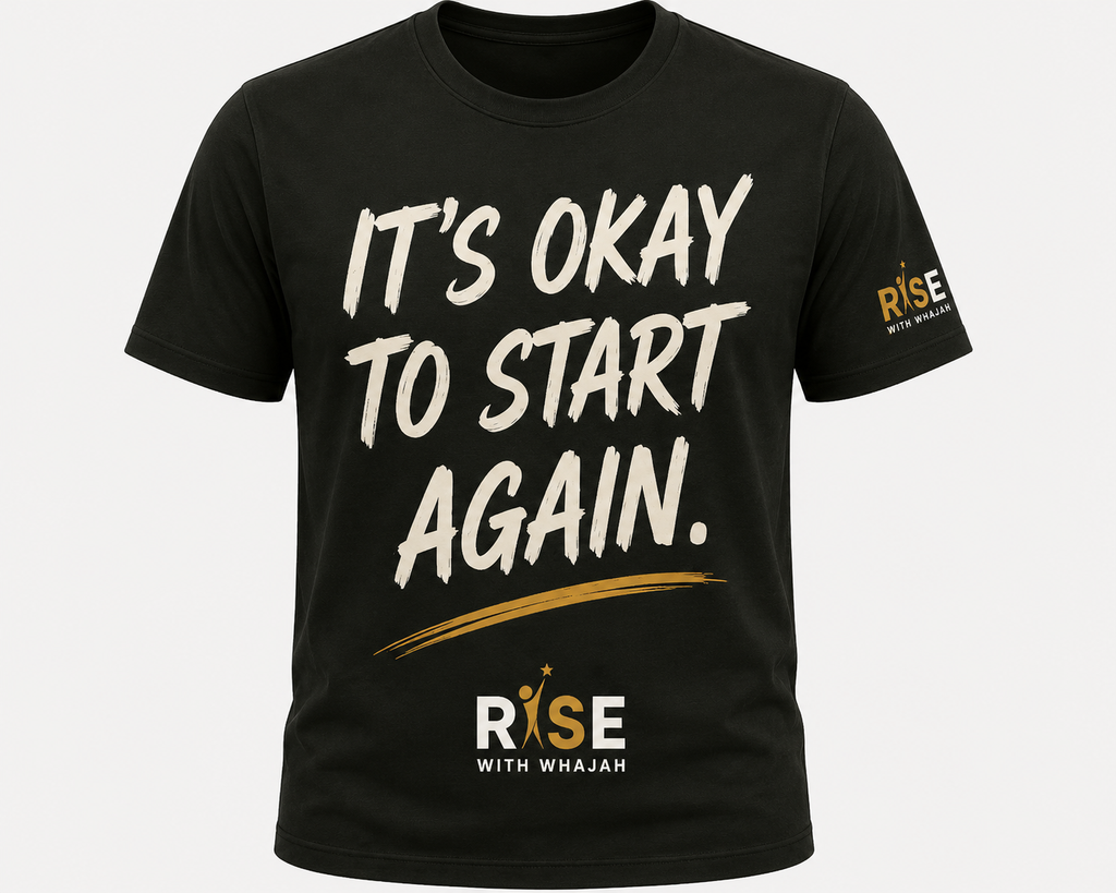 IT`S OKEY TO START AGAIN TEE
