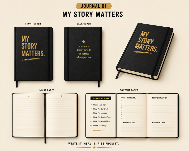 My Story Matters Journal – Guided Lined Notebook for Reflection & Goal-Setting